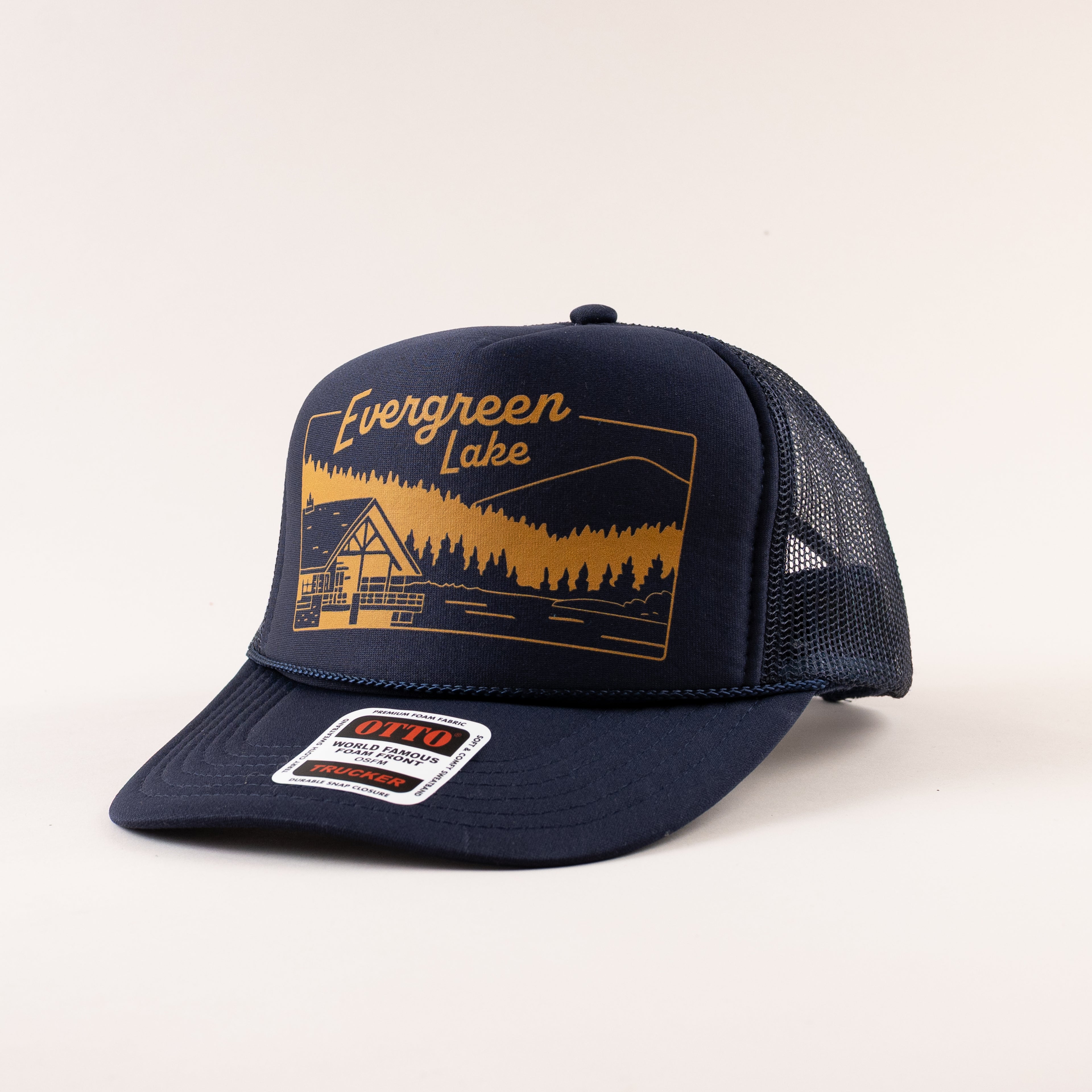 CO74 Evergreen Lake Trucker Hat - Navy