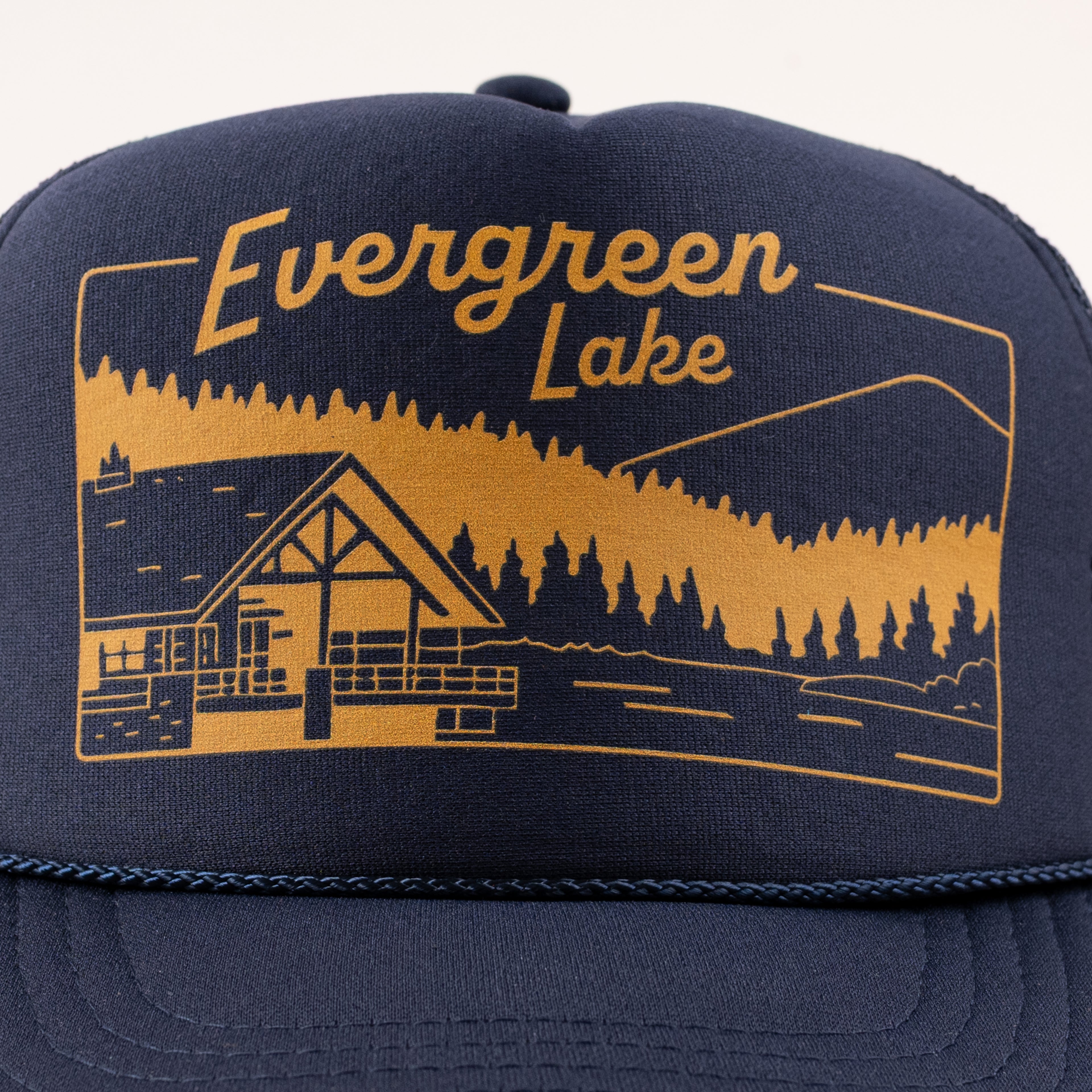 CO74 Evergreen Lake Trucker Hat - Navy