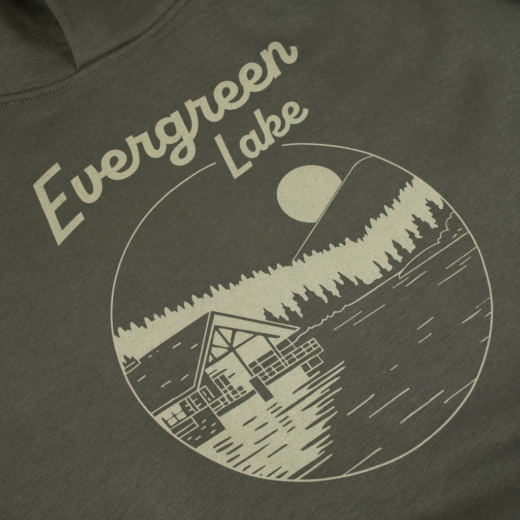 CO74 Lake Hoodie Forest Green