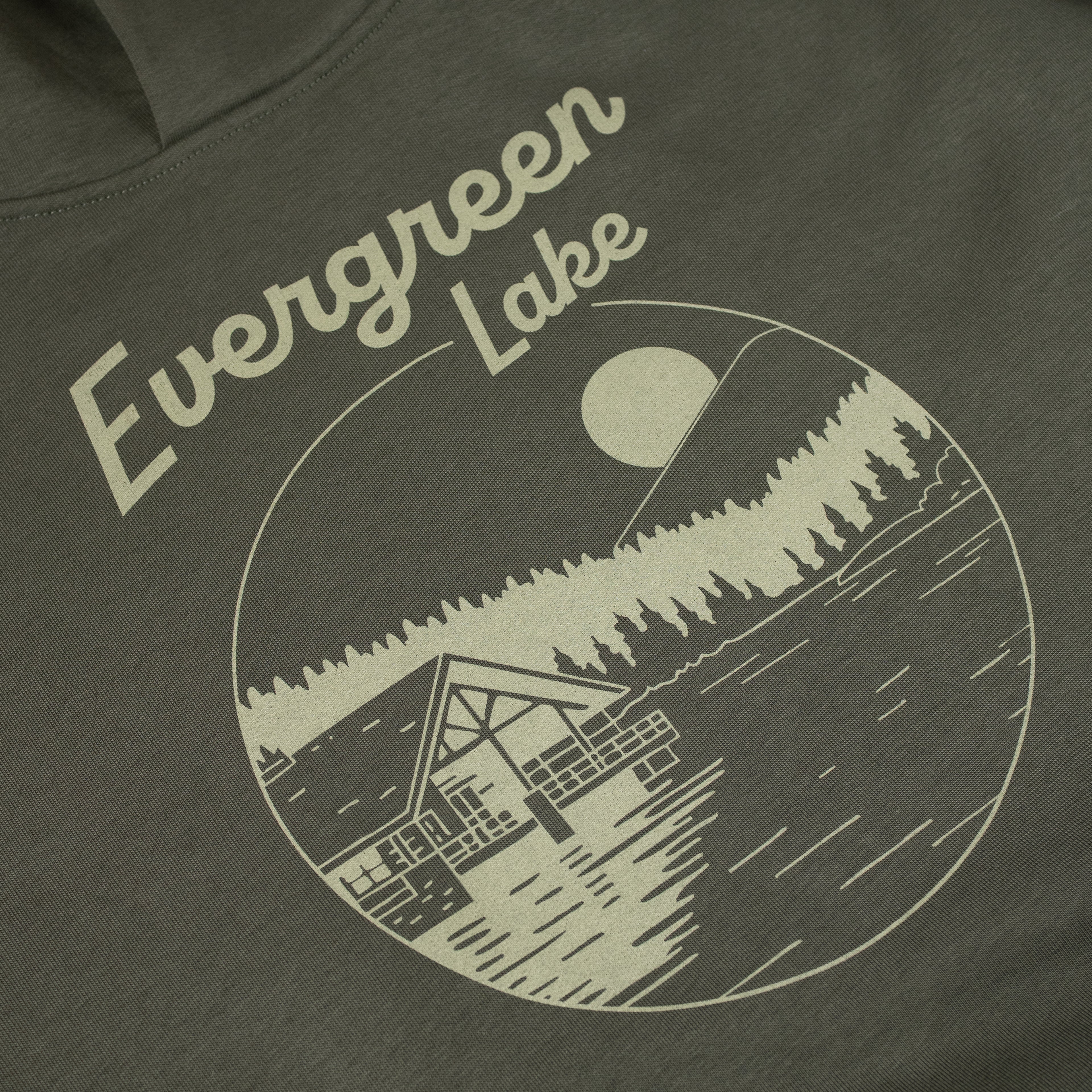 CO74 Lake Hoodie Forest Green