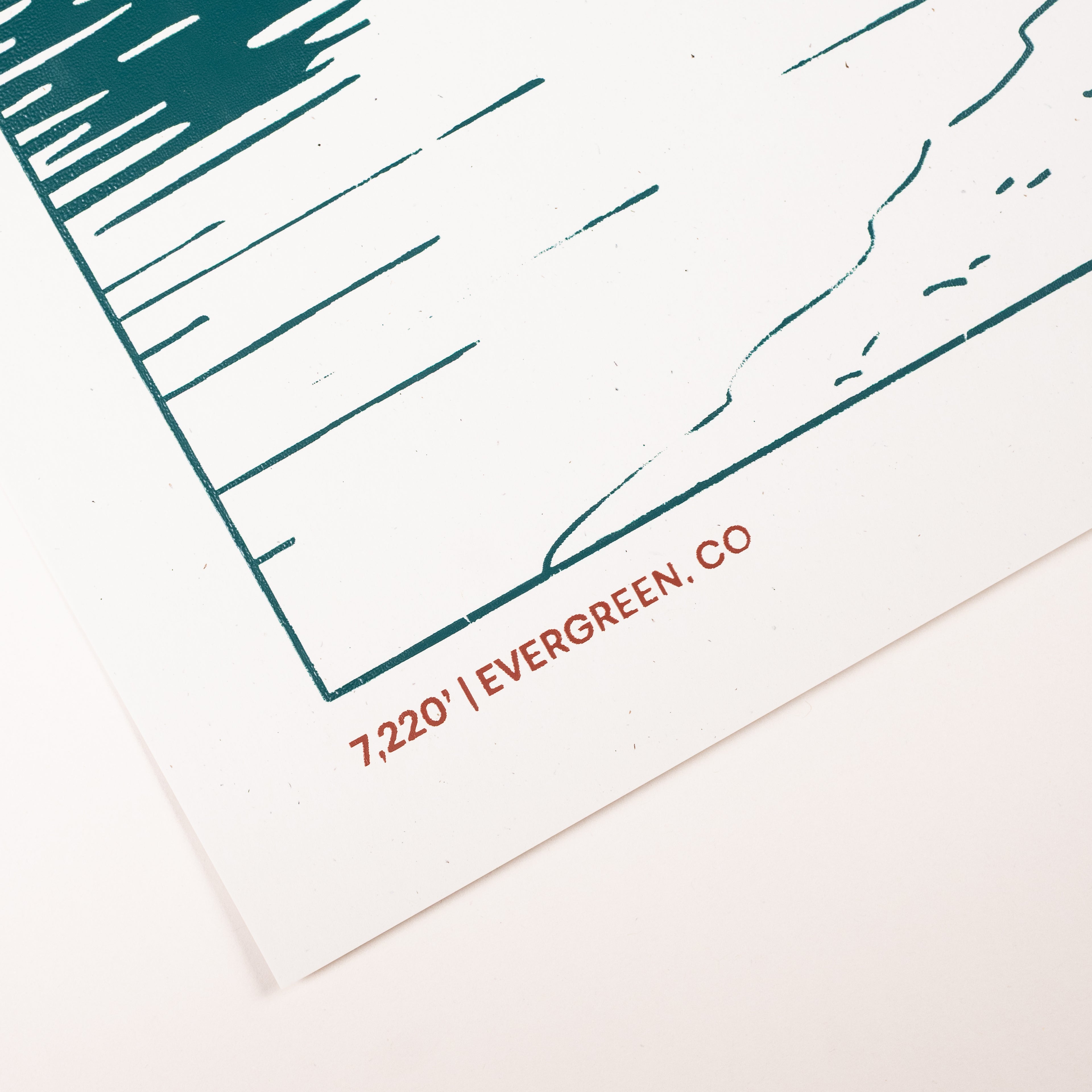 CO74 Evergreen Lake Poster