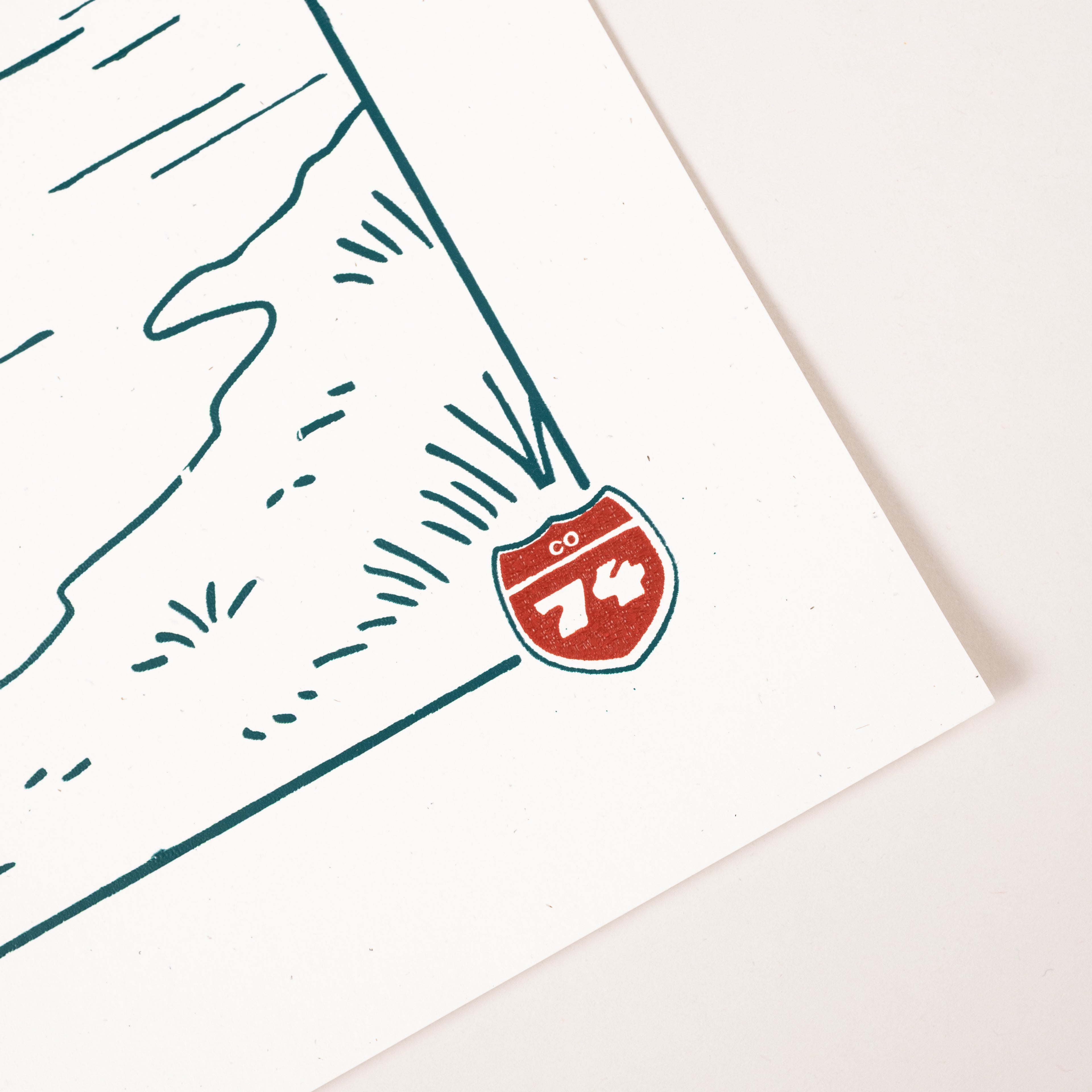 CO74 Evergreen Lake Poster